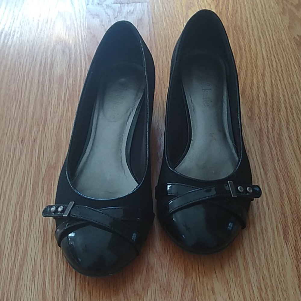 Black Wedge Shoes